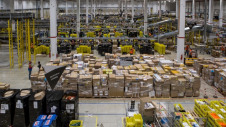 Pictured: Inside one of Amazon's US fulfilment centres. Image: Amazon US